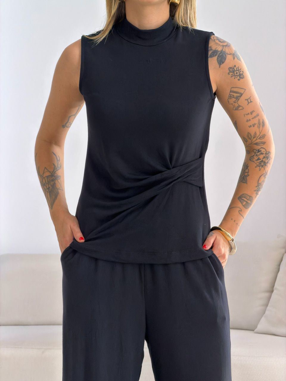 CONJUNTO VERA MOLETINHO PRETO