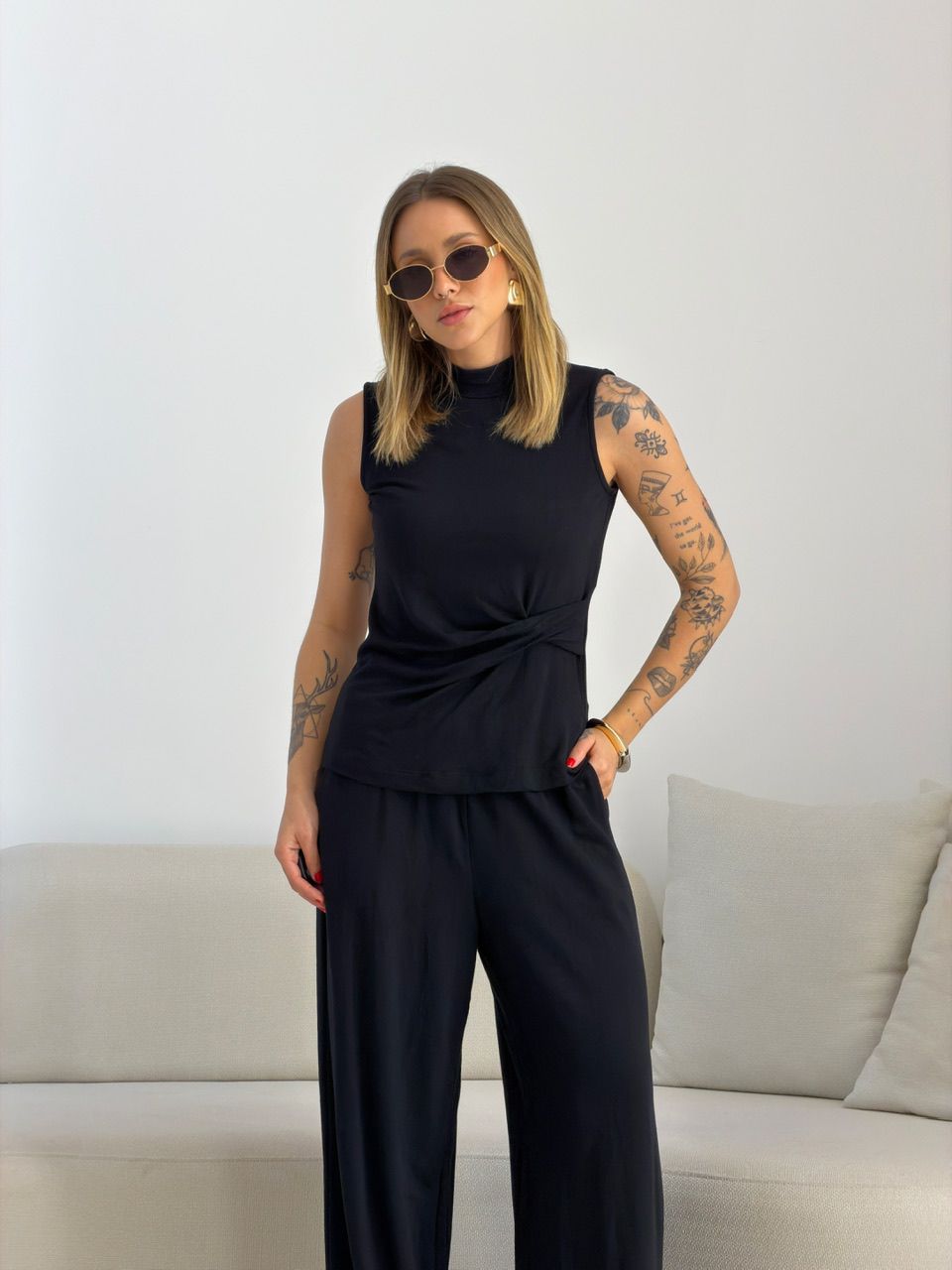 CONJUNTO VERA MOLETINHO PRETO