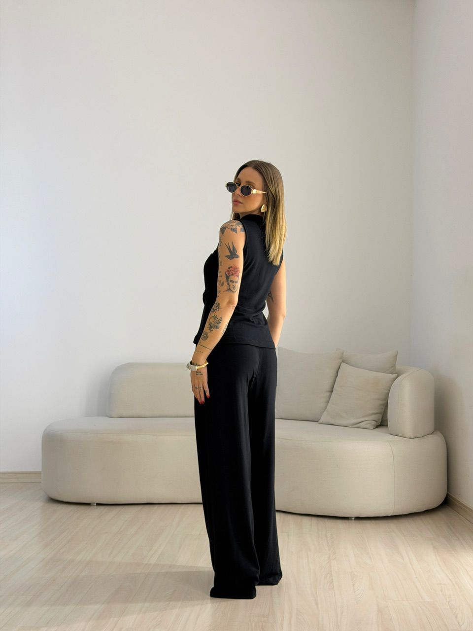 CONJUNTO VERA MOLETINHO PRETO