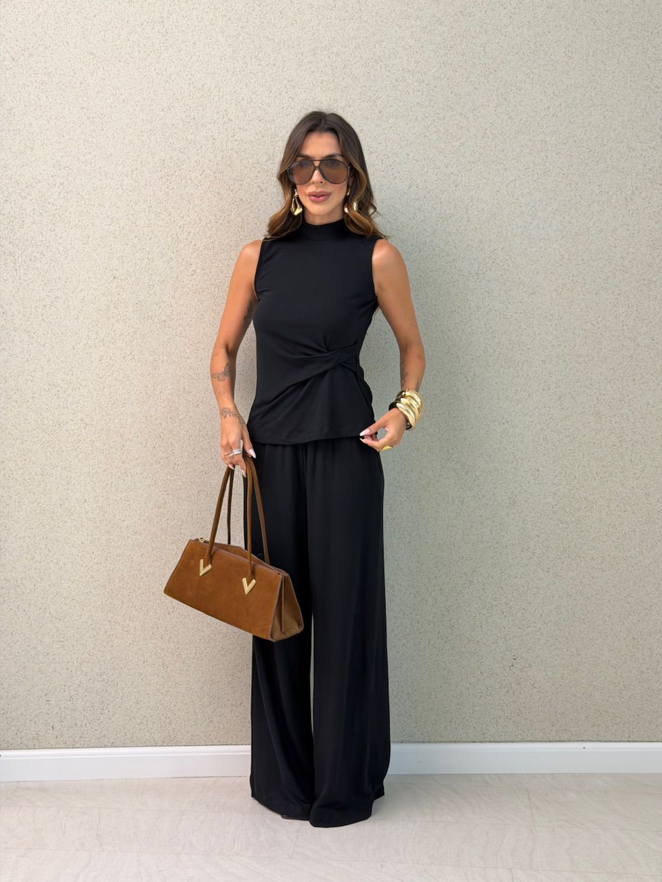 CONJUNTO VERA MOLETINHO PRETO