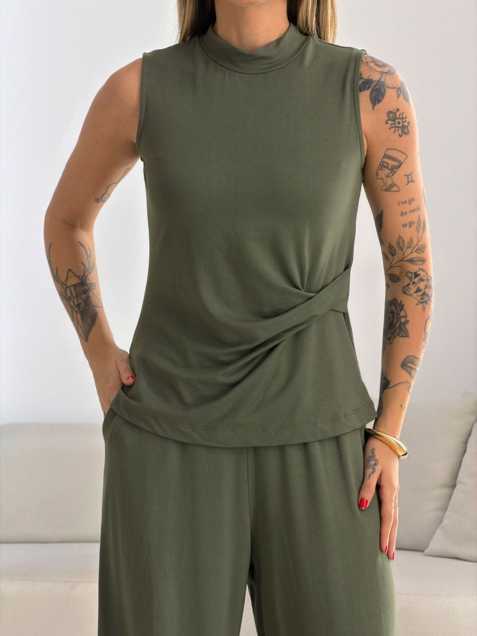 CONJUNTO VERA MOLETINHO VERDE