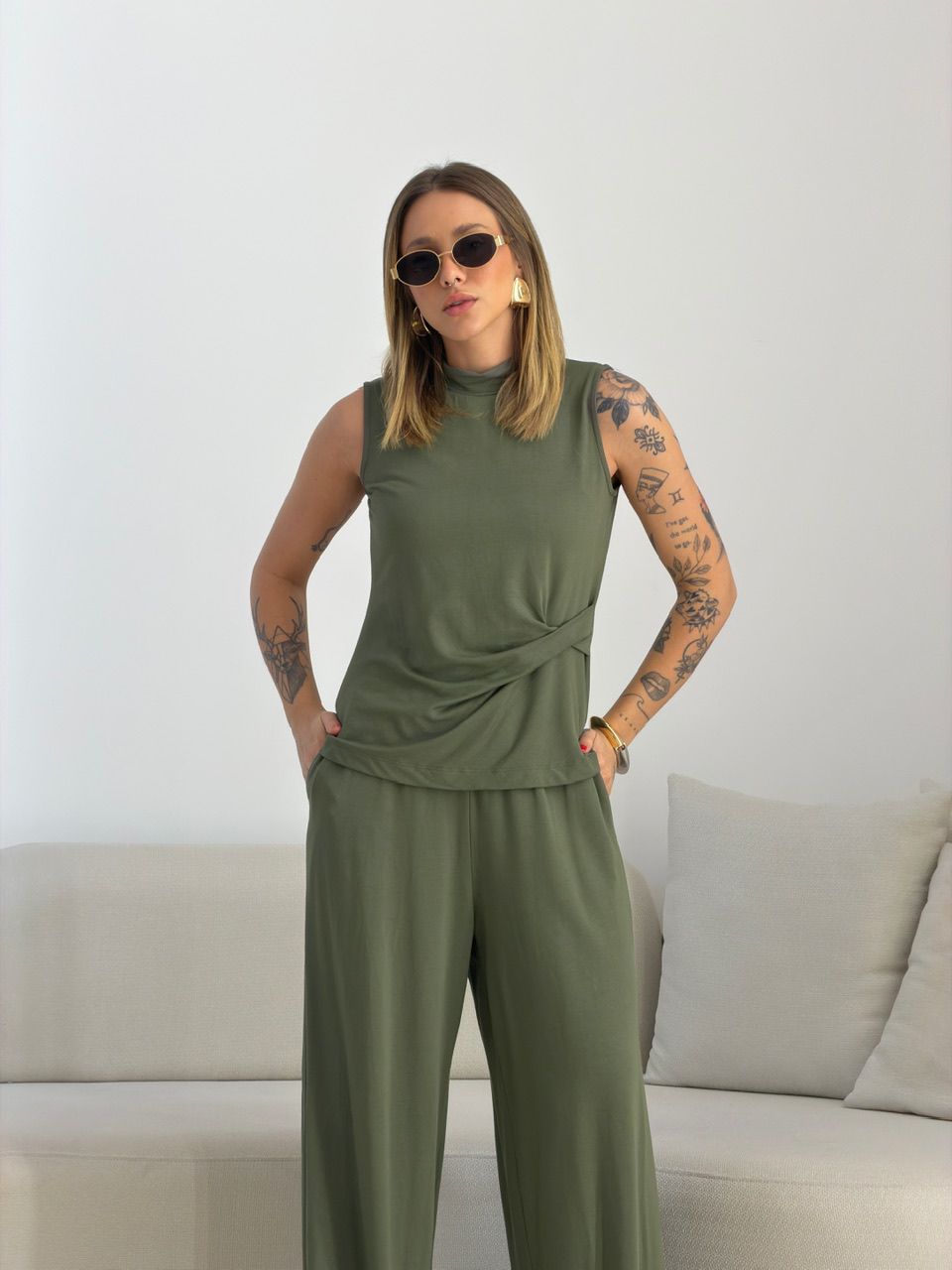 CONJUNTO VERA MOLETINHO VERDE