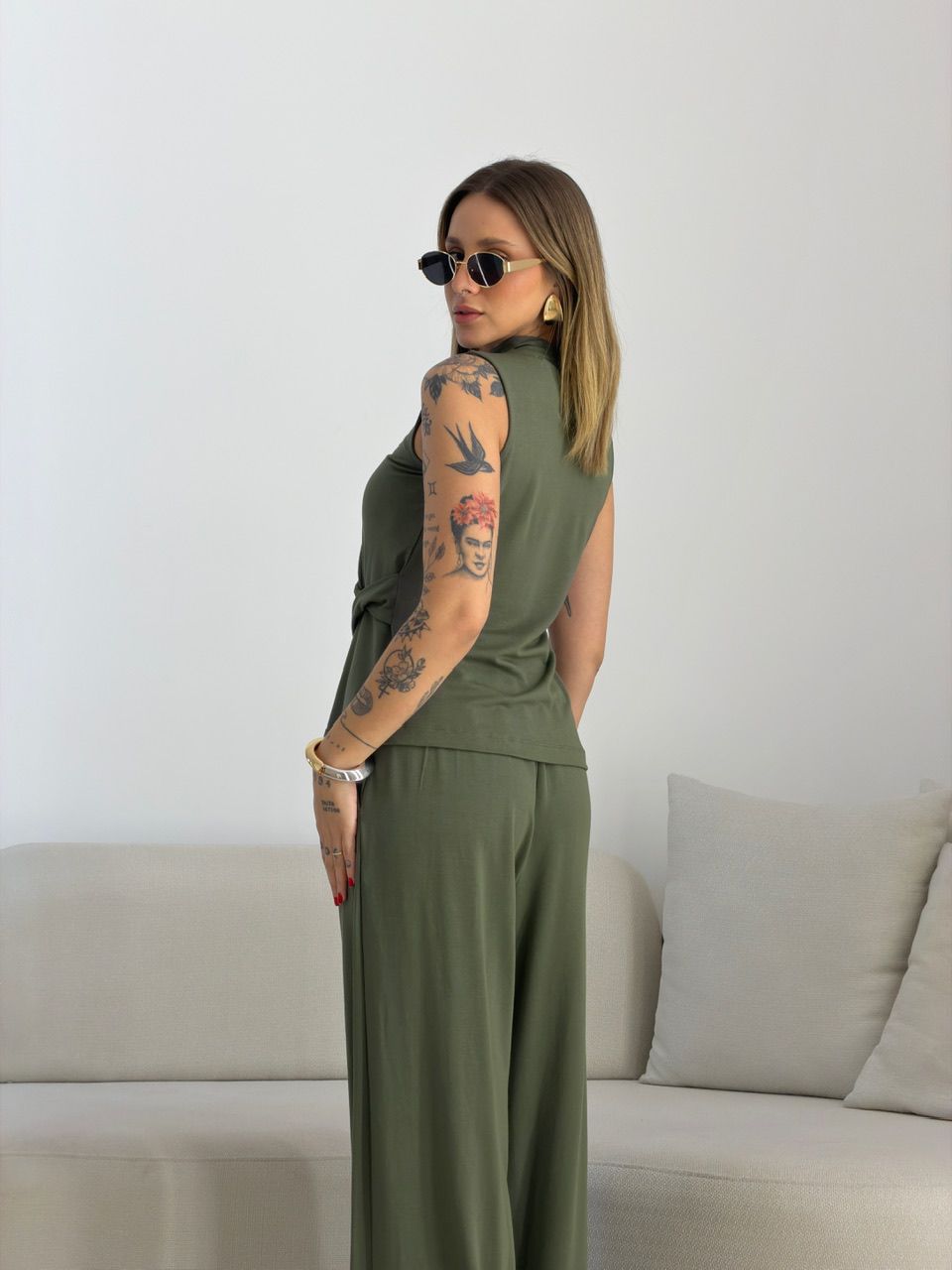 CONJUNTO VERA MOLETINHO VERDE
