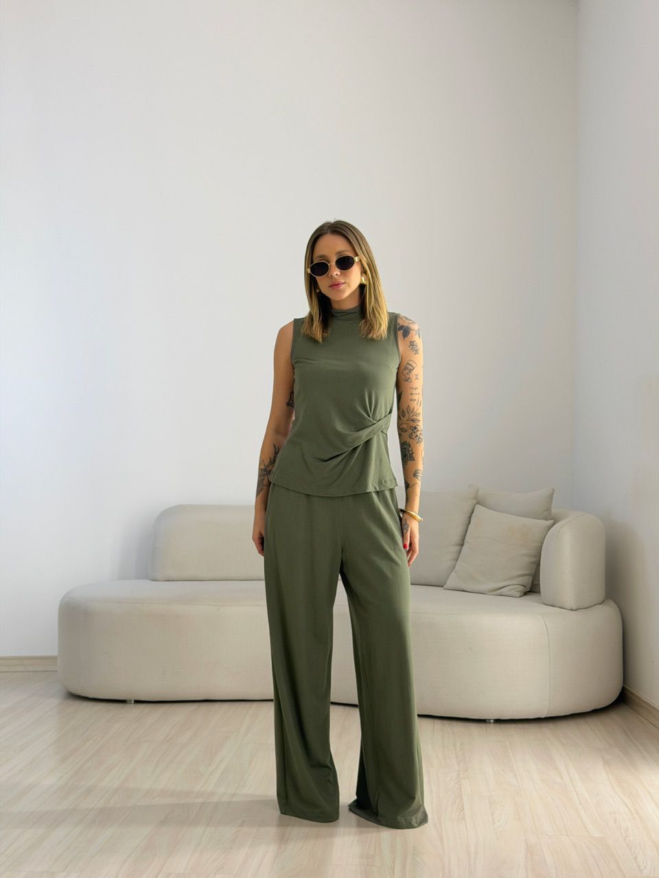 CONJUNTO VERA MOLETINHO VERDE