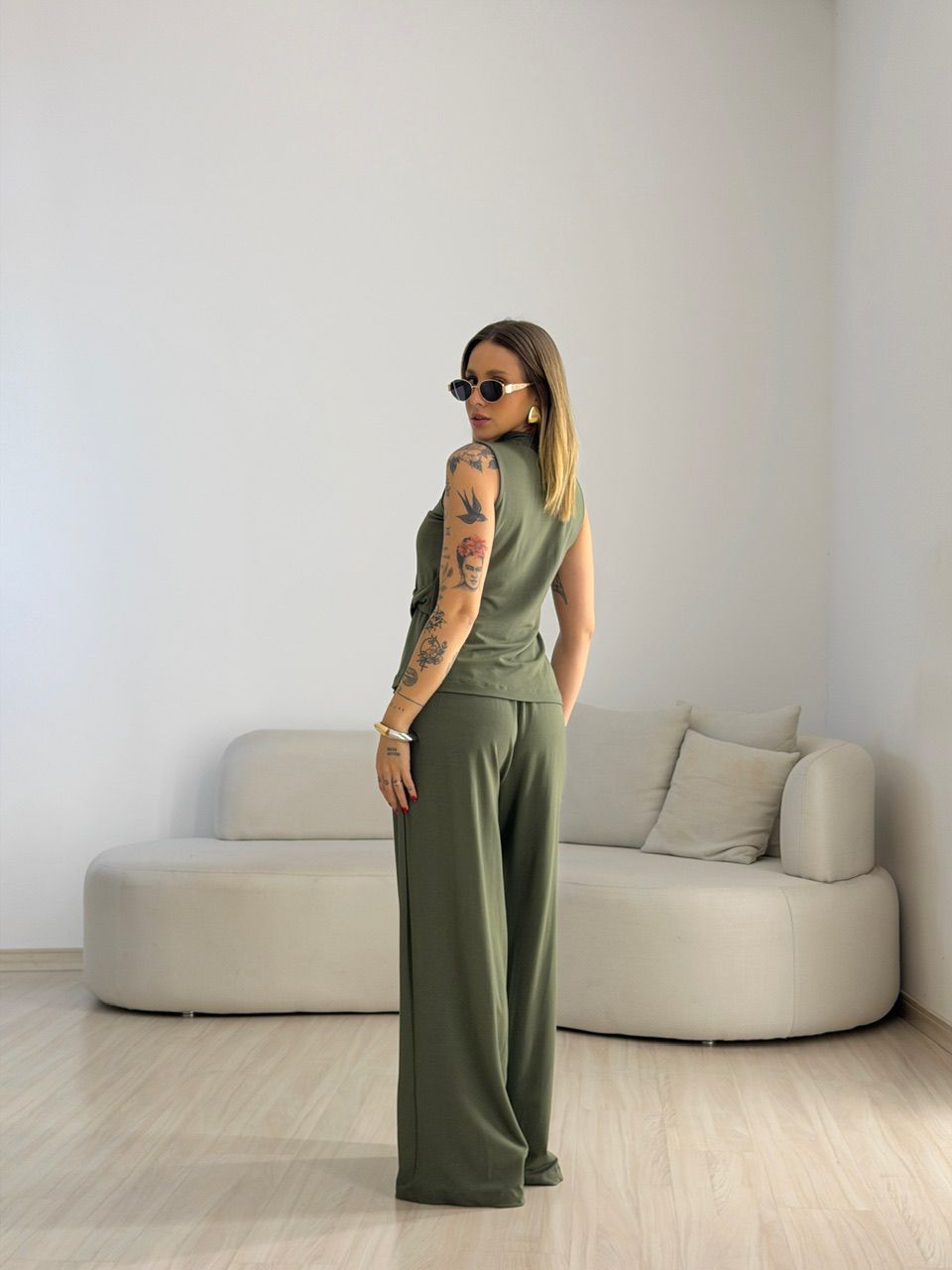 CONJUNTO VERA MOLETINHO VERDE