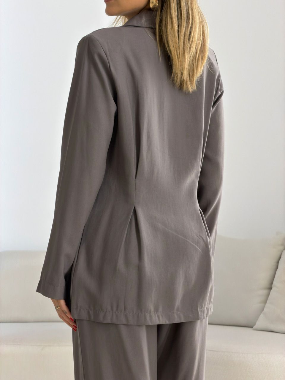 CONJUNTO VIVIAN BLAZER CINZA