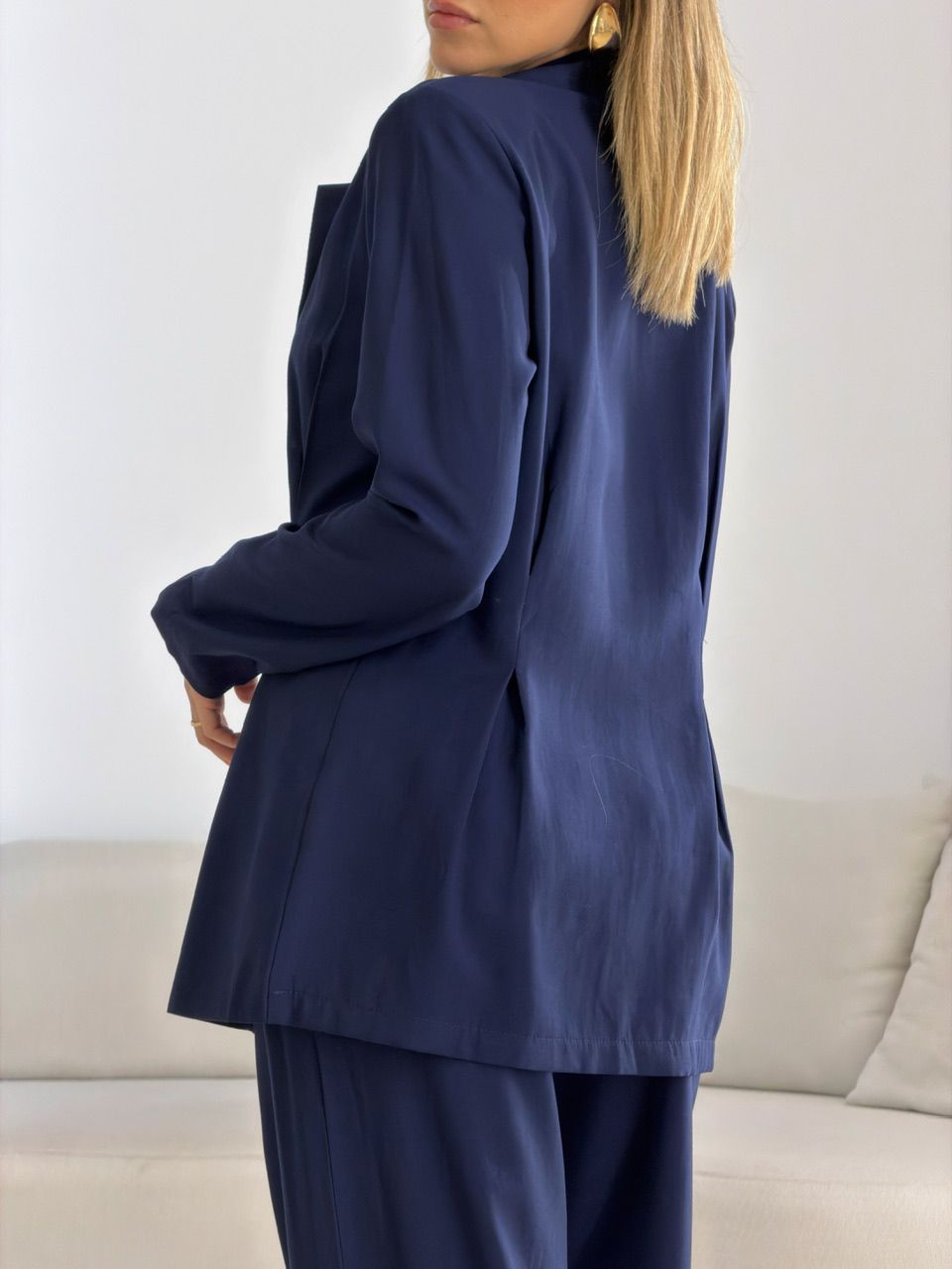 CONJUNTO VIVIAN BLAZER MARINHO