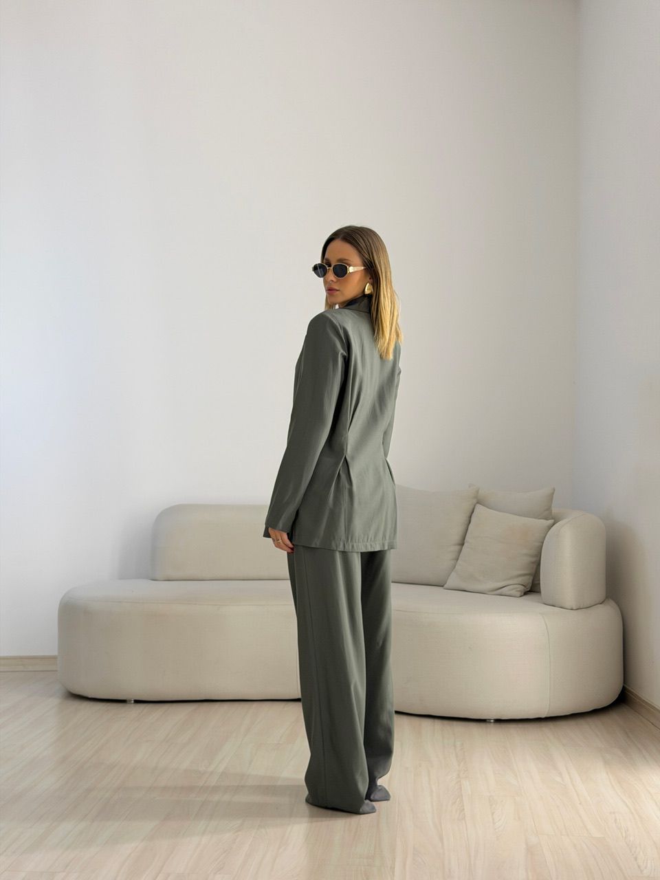 CONJUNTO VIVIAN BLAZER VERDE