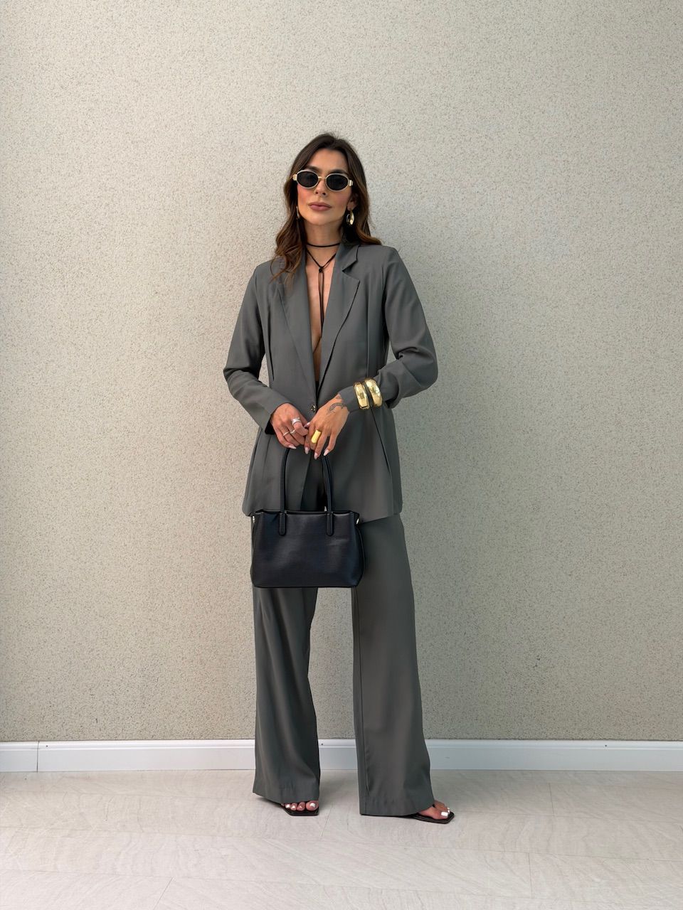 CONJUNTO VIVIAN BLAZER VERDE