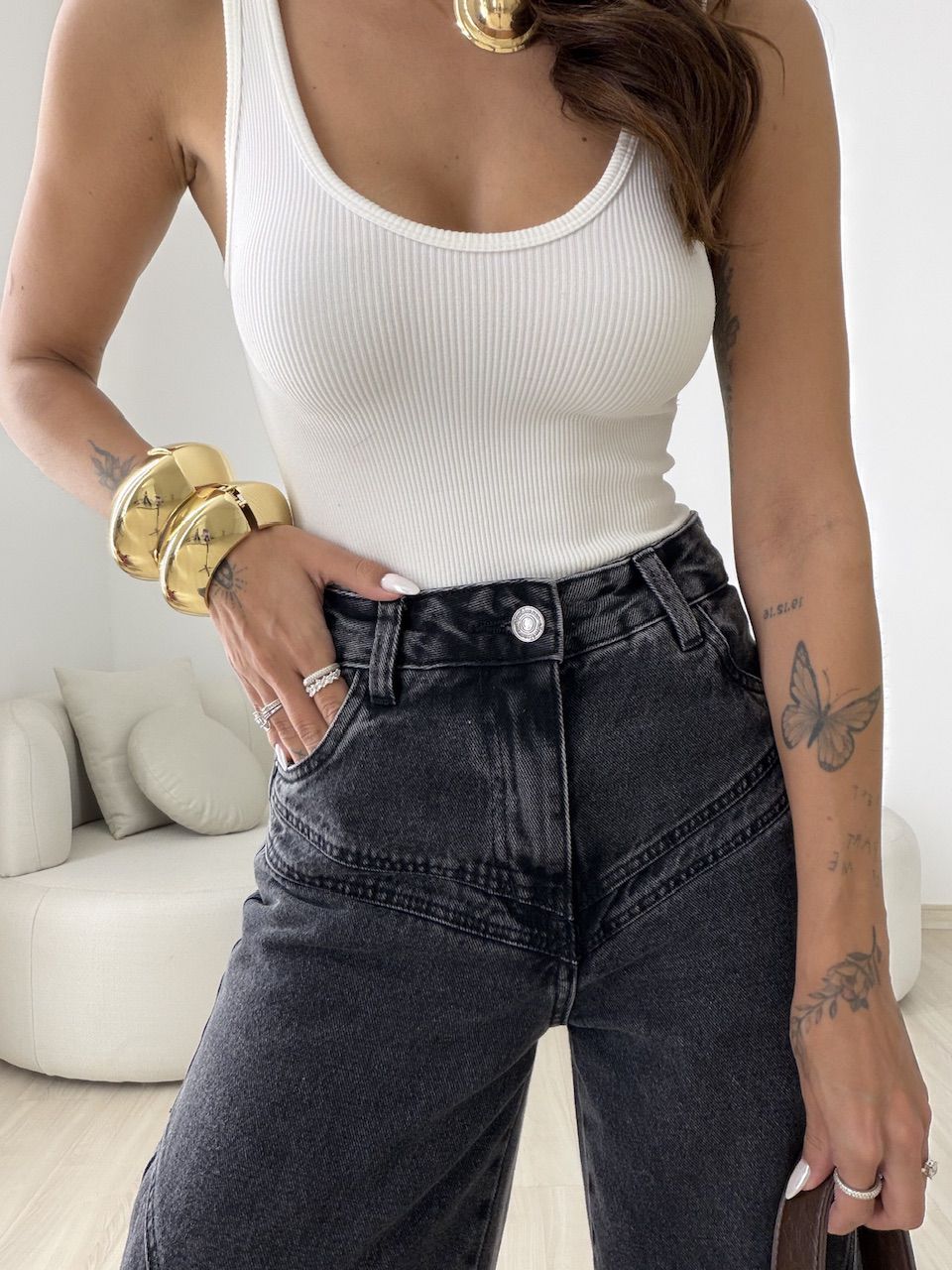 CALÇA ANA JÚLIA HANGER PRETA