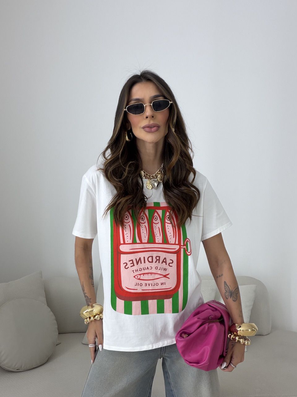 CAMISETA ELIANA SARDINHA OFF - 0081030048 - CAROLLA FERRARO
