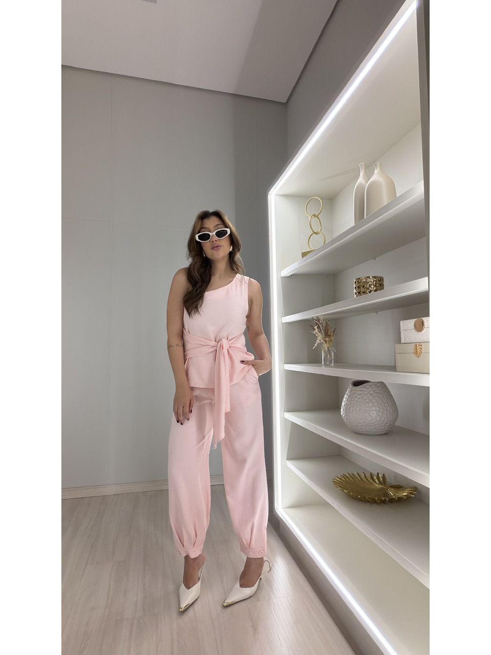 CONJUNTO LOUISE NULA MANGA ROSA