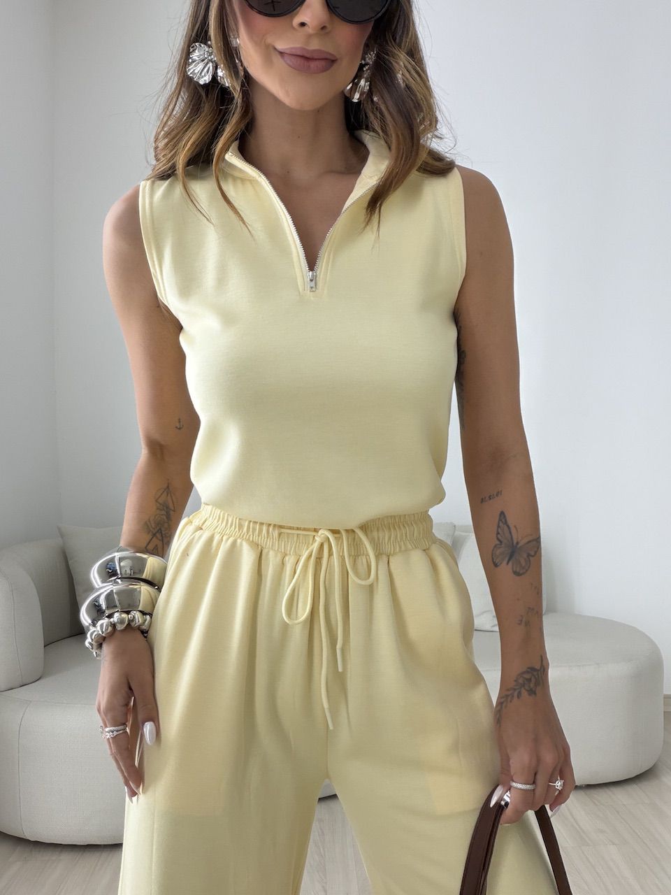 CONJUNTO MAYA MOLETINHO AMARELO