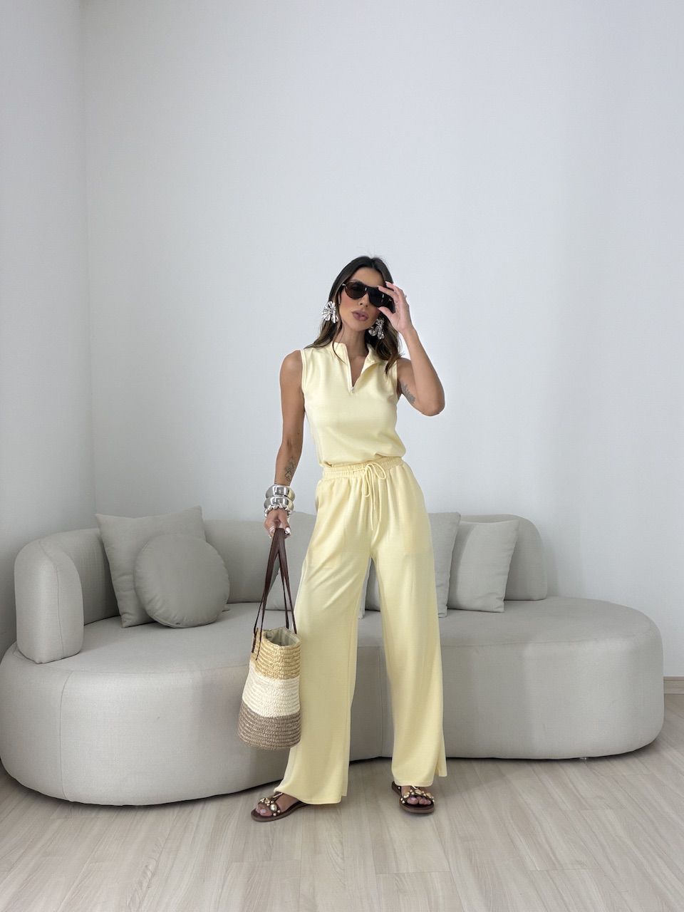 CONJUNTO MAYA MOLETINHO AMARELO