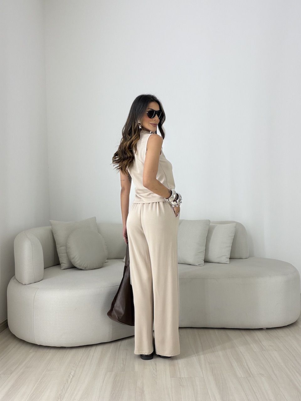 CONJUNTO MAYA MOLETINHO AREIA