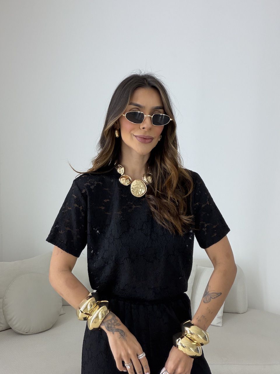 CONJUNTO VANESSA RENDA PRETO