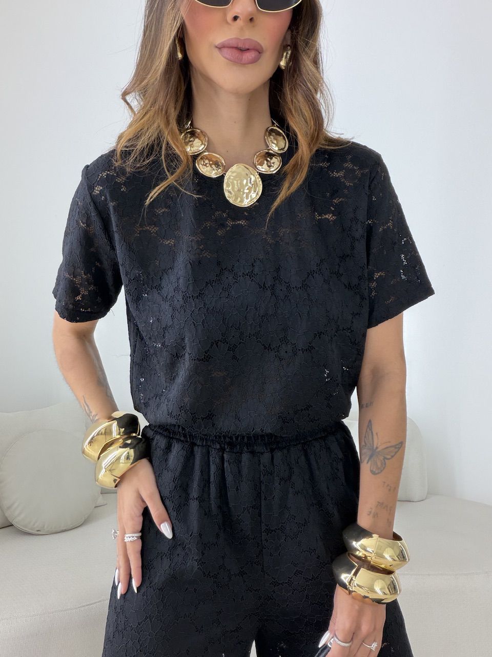CONJUNTO VANESSA RENDA PRETO