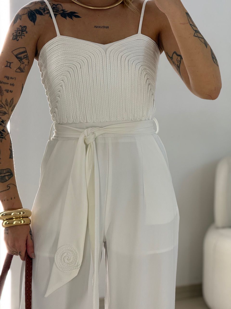 MACACÃO GISELE TRANÇA OFF