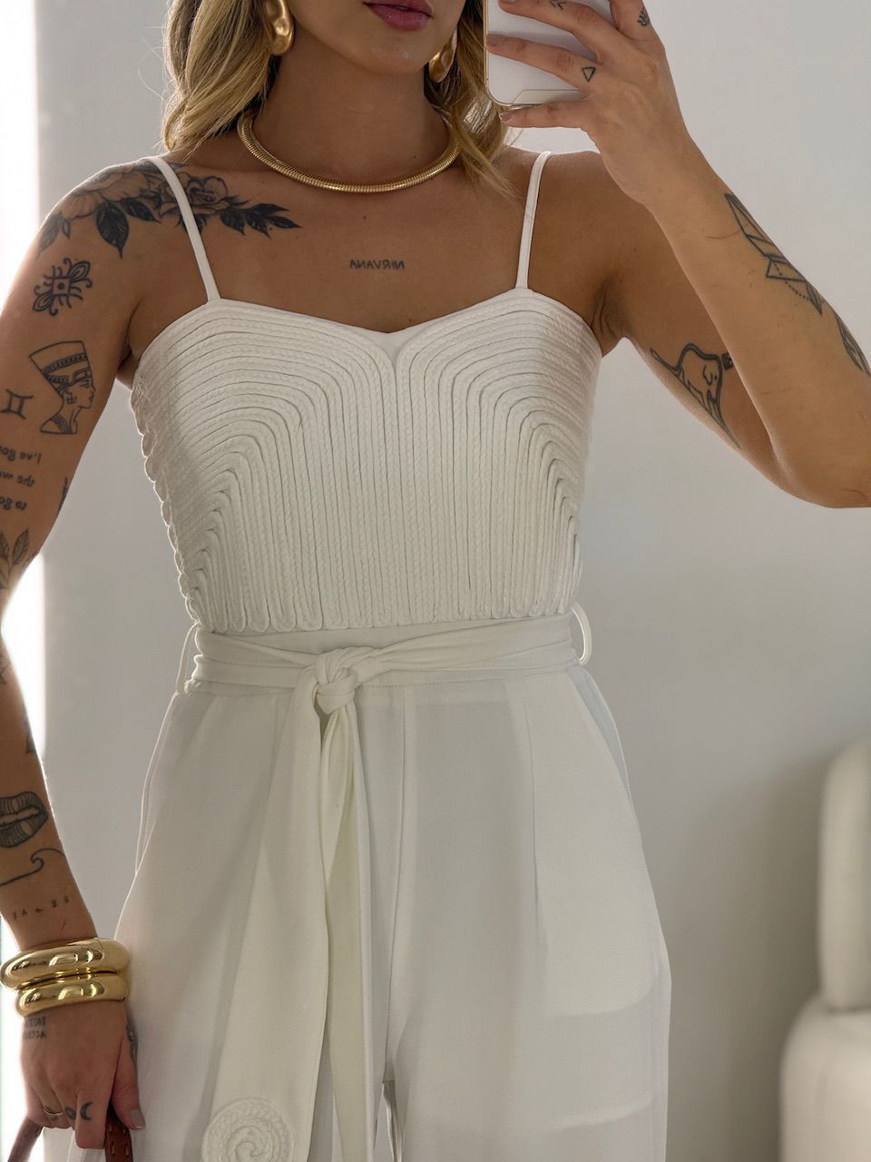 MACACÃO GISELE TRANÇA OFF