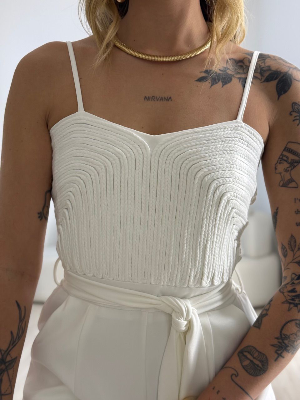 MACACÃO GISELE TRANÇA OFF