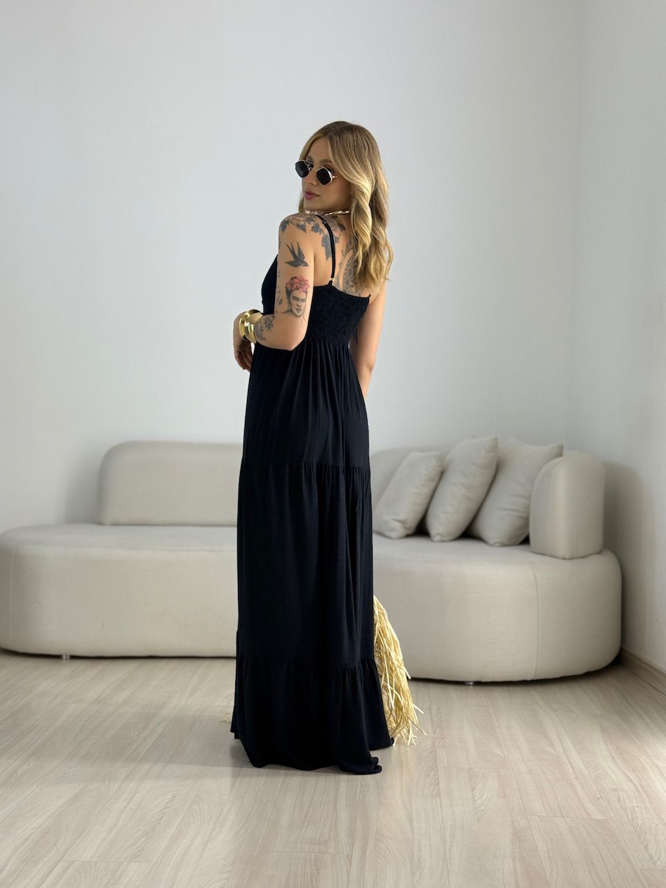 VESTIDO CECÍLIA ALCINHA PRETO