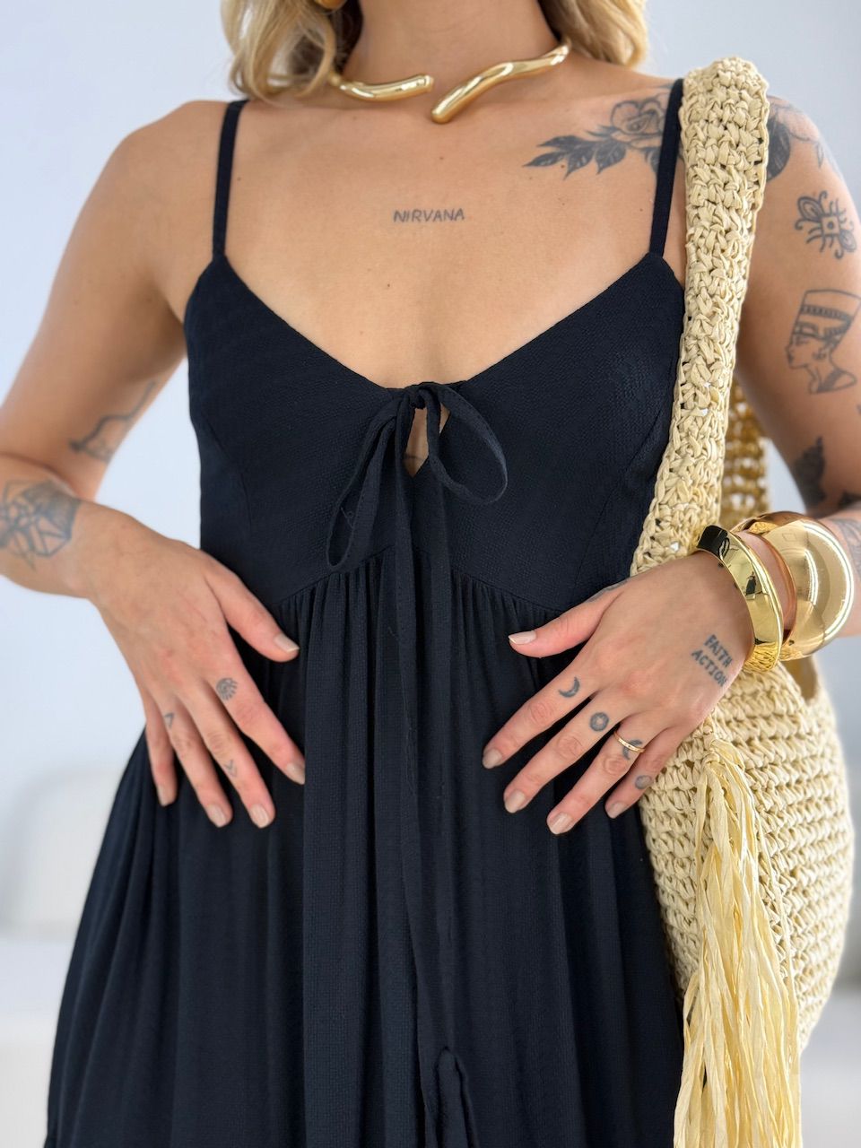 VESTIDO CECÍLIA ALCINHA PRETO
