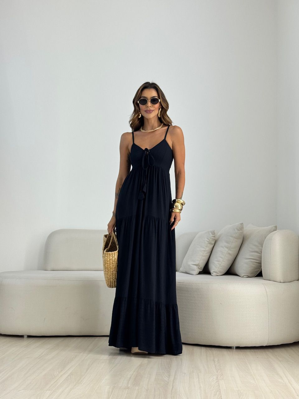 VESTIDO CECÍLIA ALCINHA PRETO