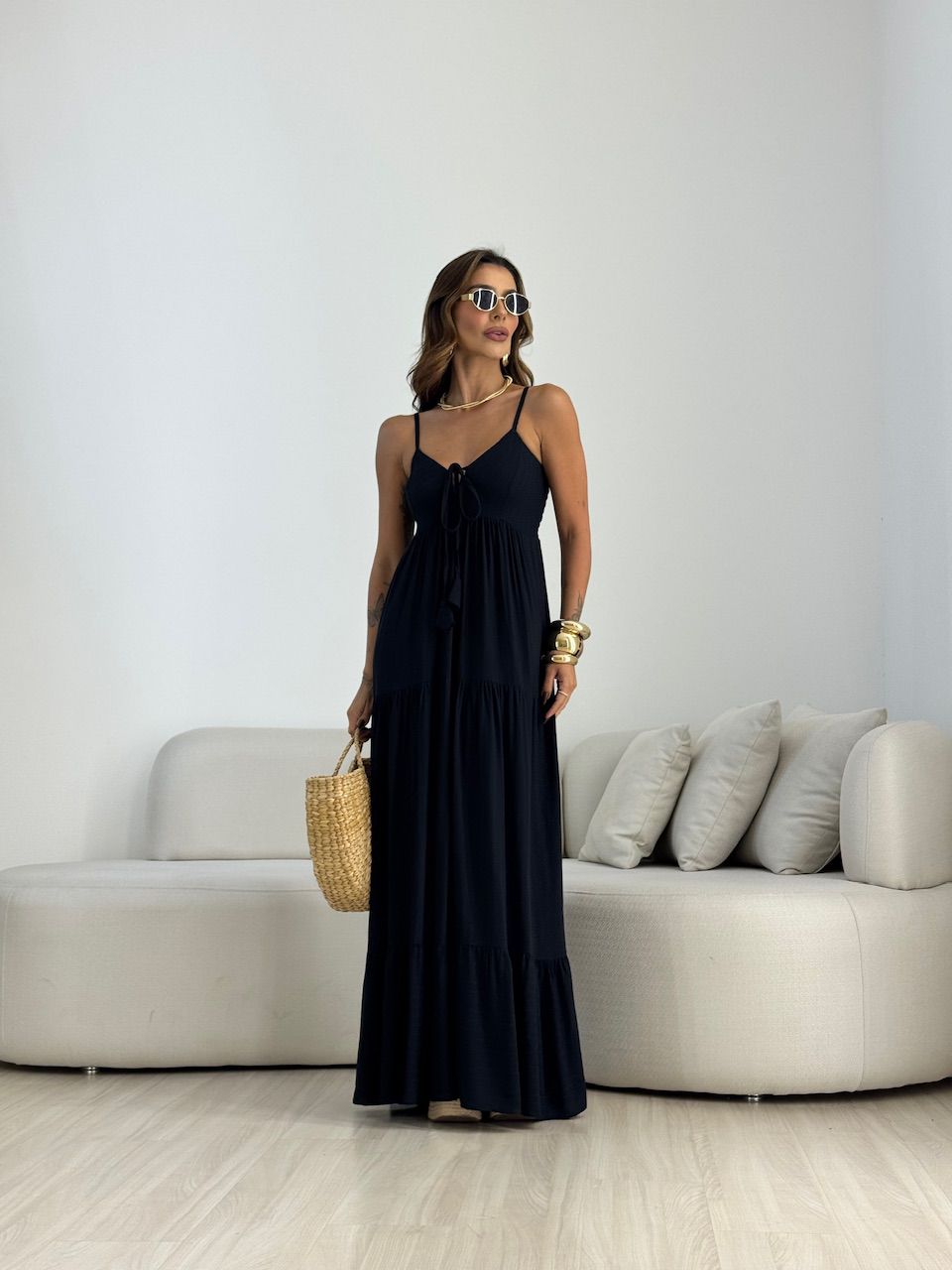 VESTIDO CECÍLIA ALCINHA PRETO