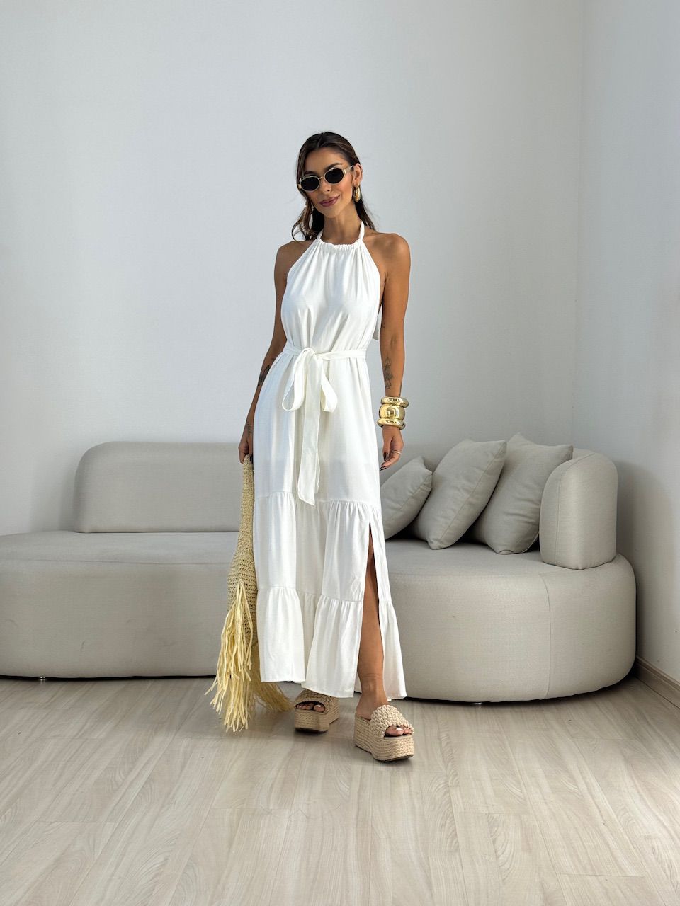 VESTIDO JASMIN FRENTE ÚNICA OFF
