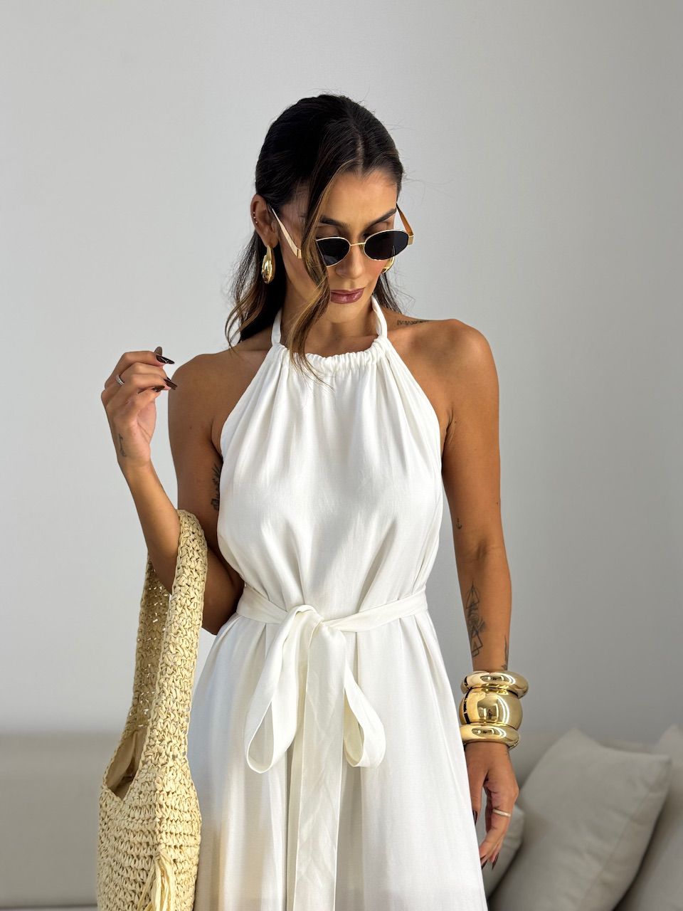 VESTIDO JASMIN FRENTE ÚNICA OFF