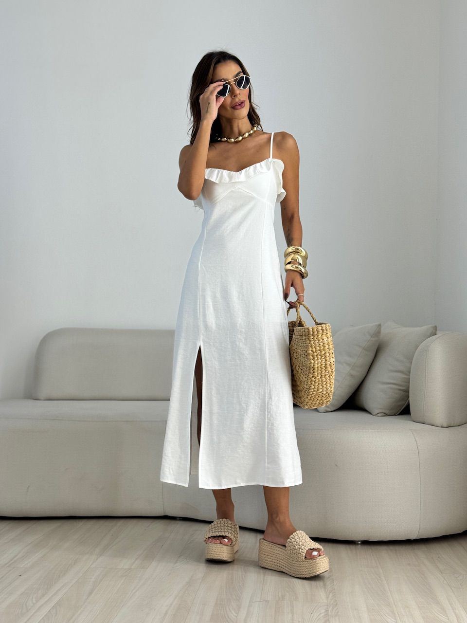 VESTIDO MIRIAN LONGUETE OFF