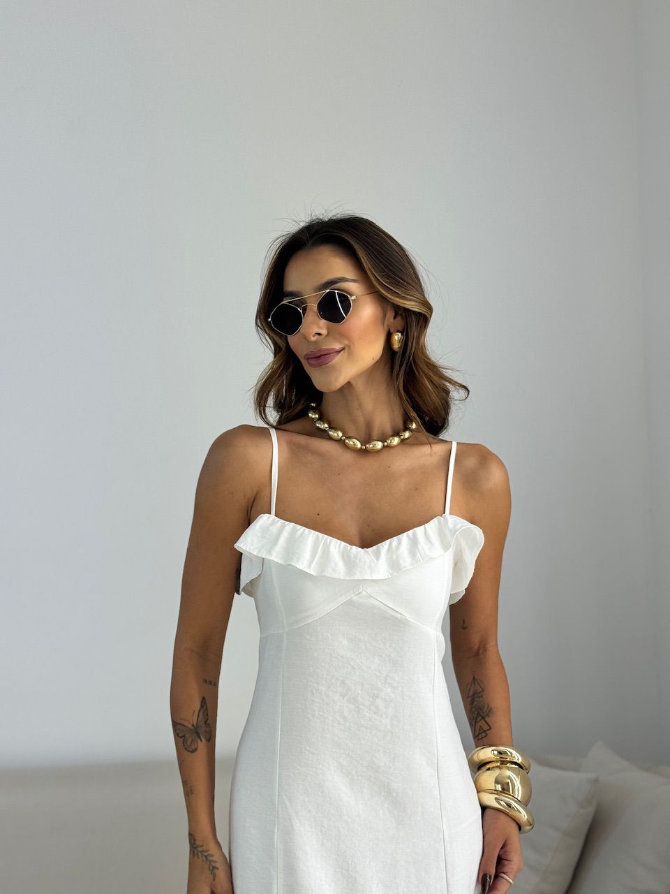 VESTIDO MIRIAN LONGUETE OFF