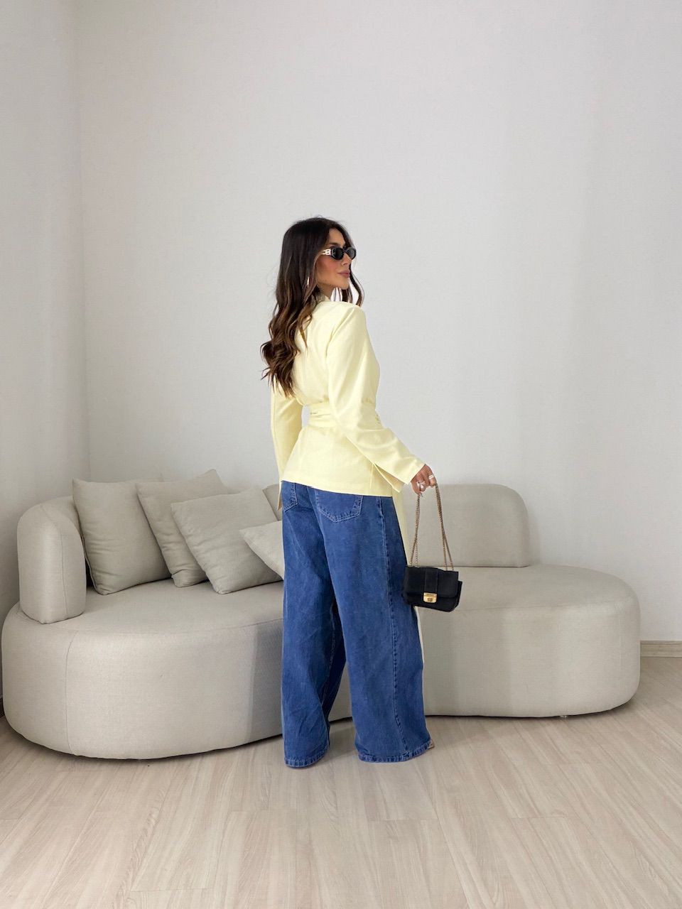 BLAZER DANIELA CACHECOL AMARELO