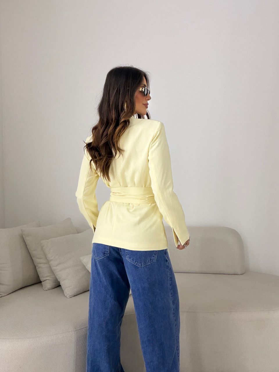 BLAZER DANIELA CACHECOL AMARELO
