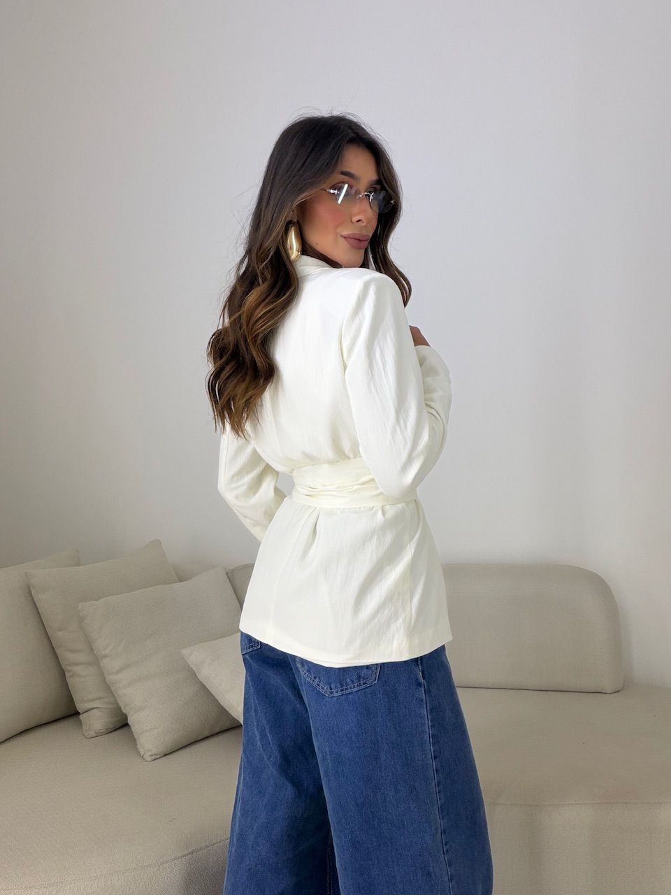 BLAZER DANIELA CACHECOL MARFIM