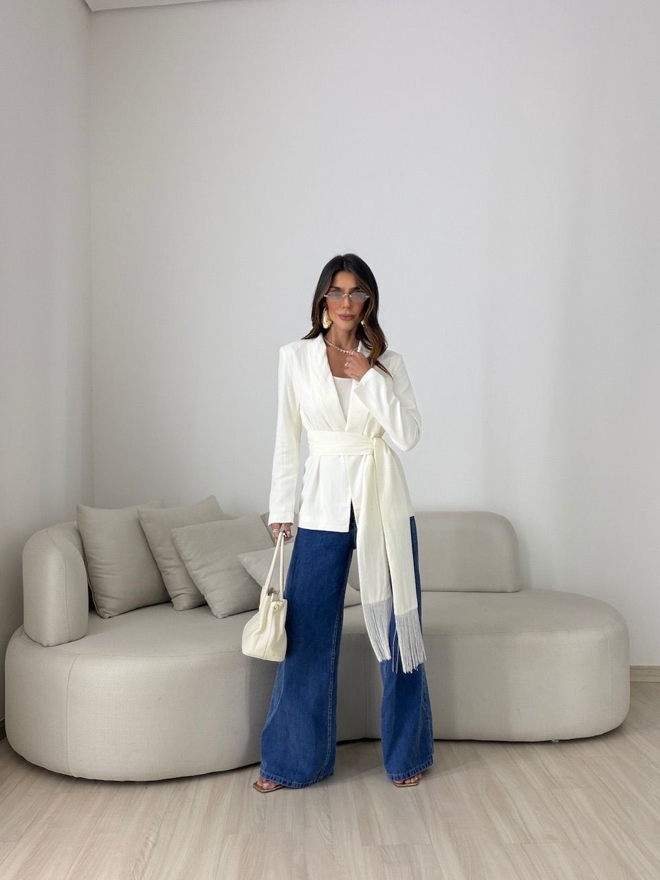 BLAZER DANIELA CACHECOL MARFIM