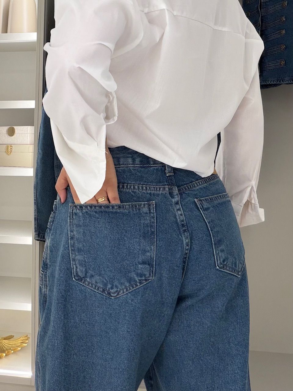 CALÇA JUDITE NAPOLEÃO JEANS MÉDIO