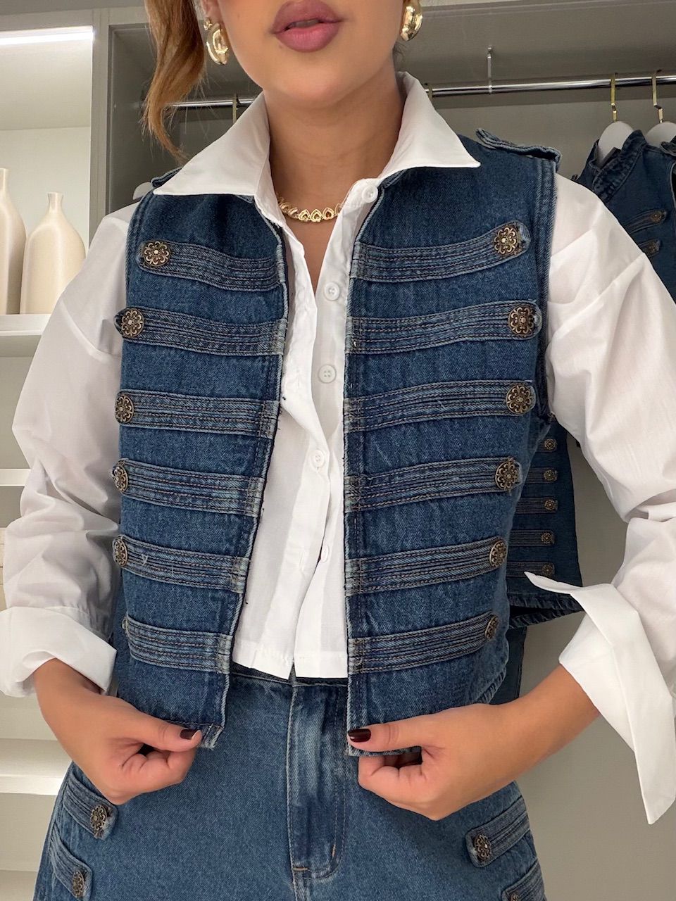 COLETE GRAZI NAPOLEÃO JEANS MÉDIO