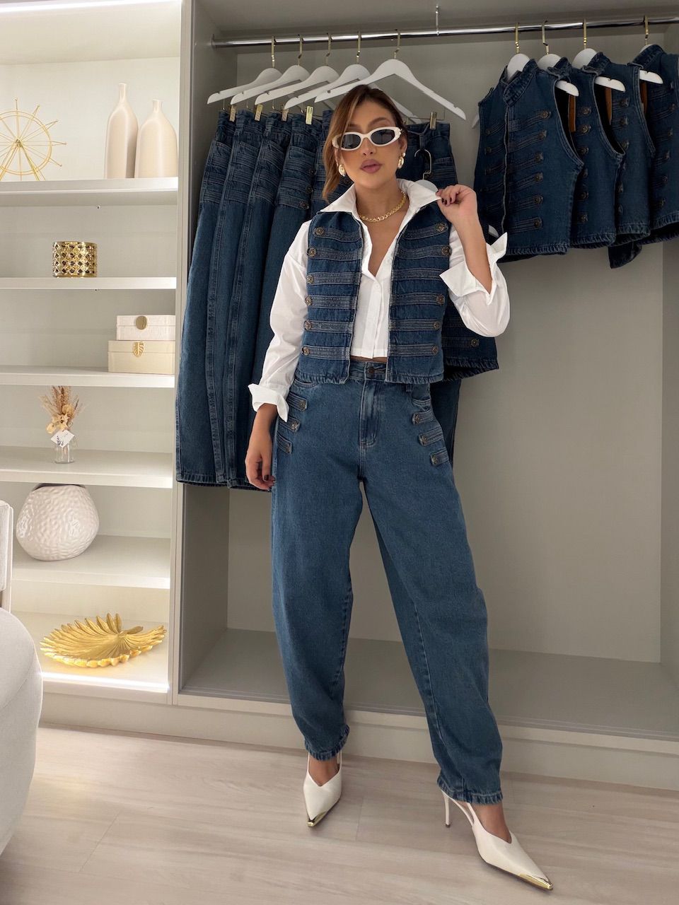 COLETE GRAZI NAPOLEÃO JEANS MÉDIO