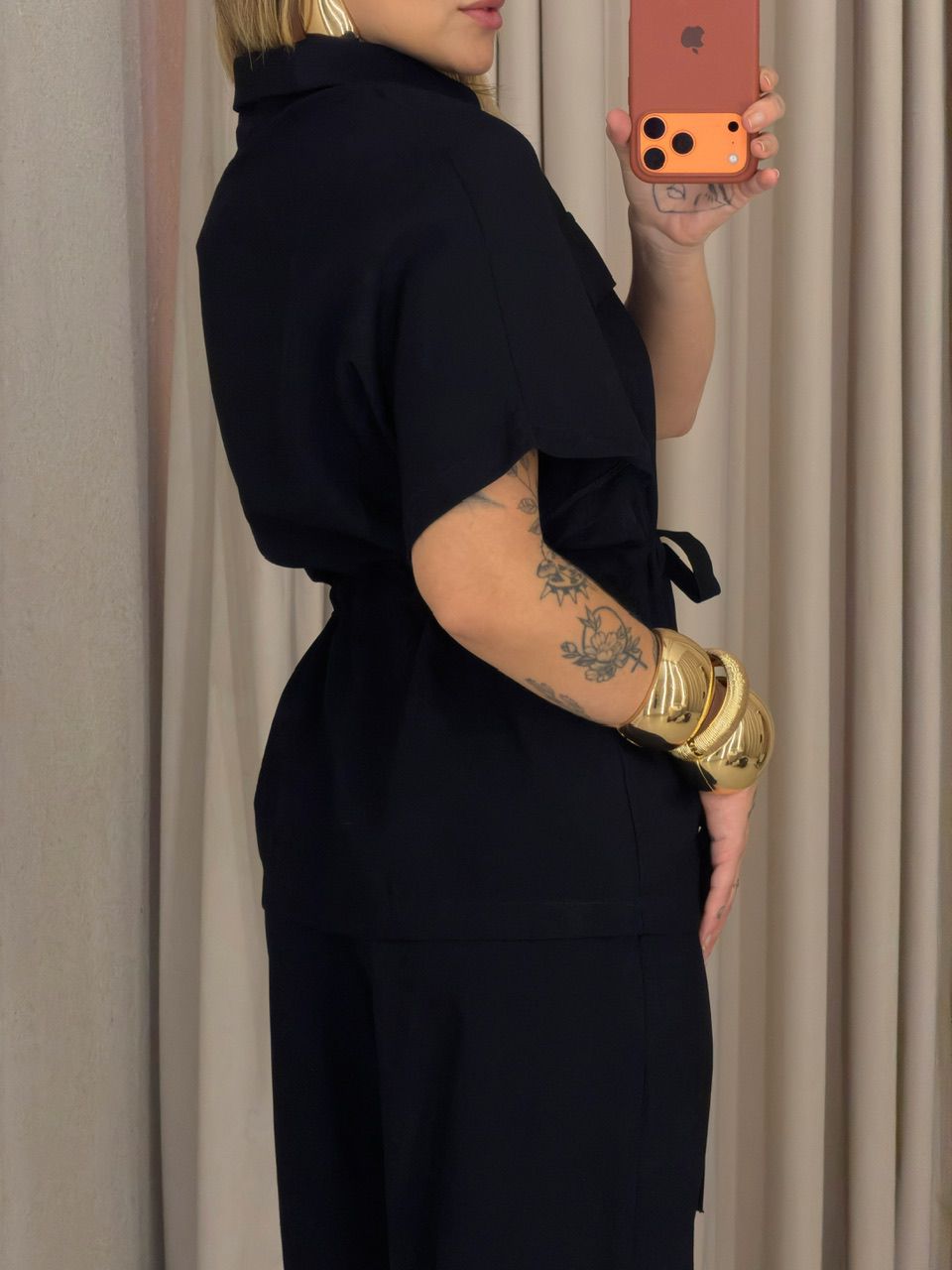 CONJUNTO ALEXIA COLETE CARGO PRETO