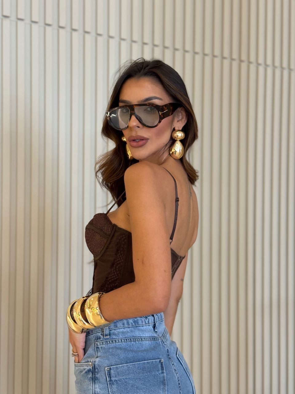 CORPETE MAYA BOJO MARROM