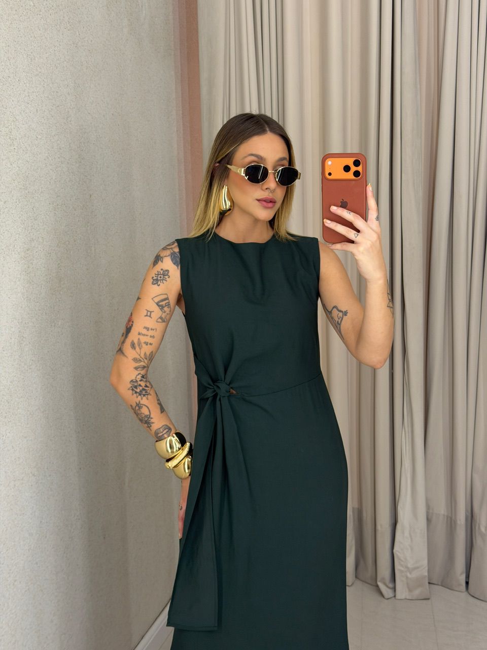VESTIDO FRANCISCA AMARRAÇÃO VERDE