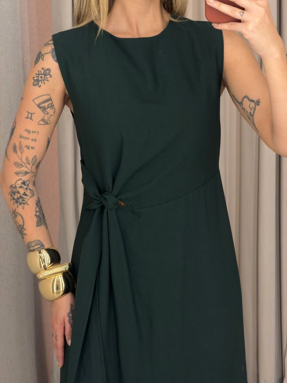 VESTIDO FRANCISCA AMARRAÇÃO VERDE
