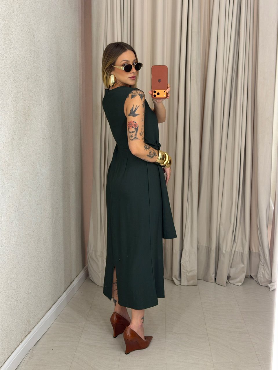 VESTIDO FRANCISCA AMARRAÇÃO VERDE