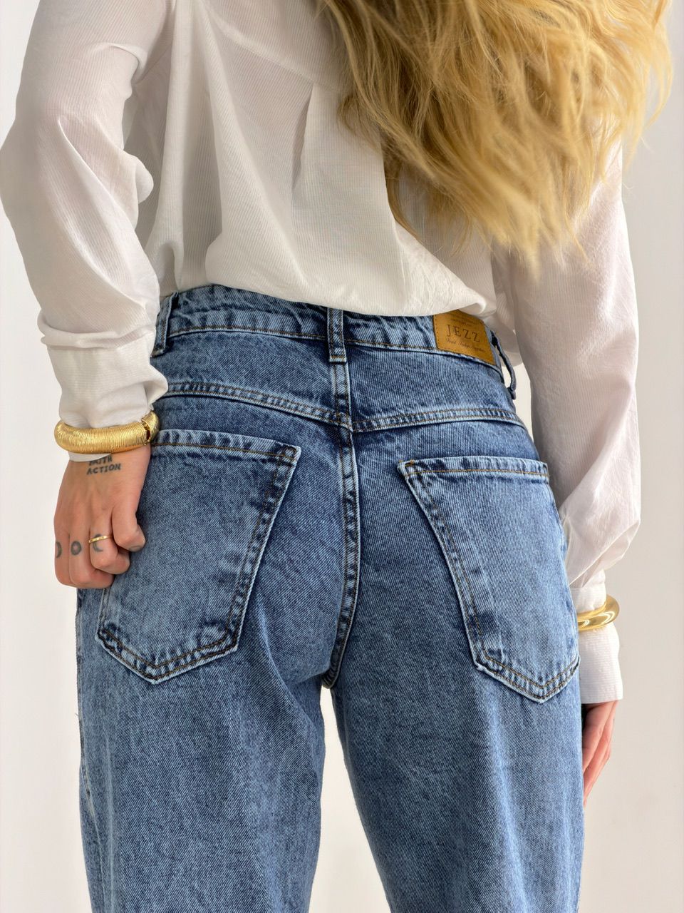 CALÇA CINTIA WIDE LEG JEANS