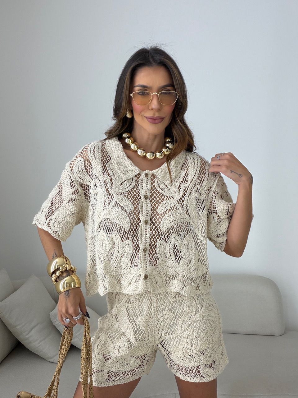 CAMISA MARIA EDUARDA CROCHÊ CRU