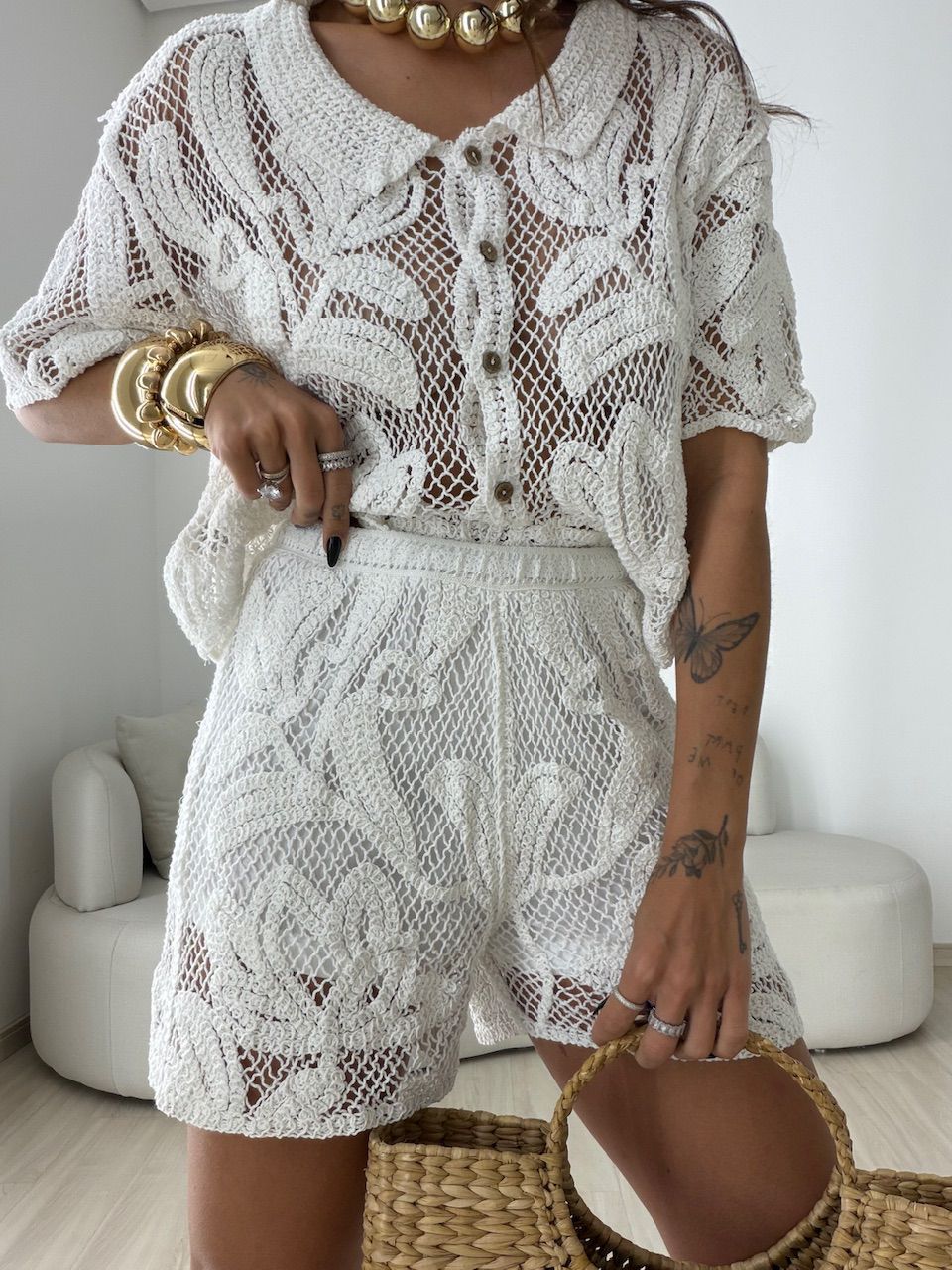 SHORT TATIANE CROCHÊ OFF