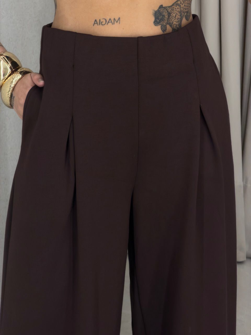 CALÇA IRIS NEOPRENE CAFÉ