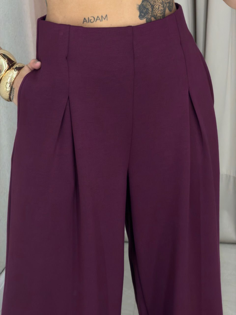 CALÇA IRIS NEOPRENE VINHO