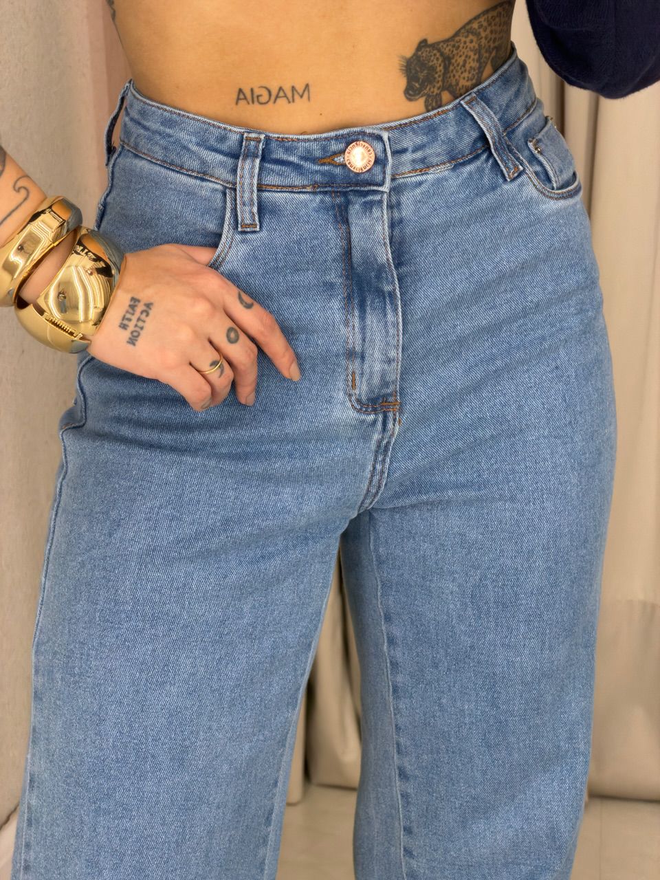 CALÇA LUARA RETA JEANS